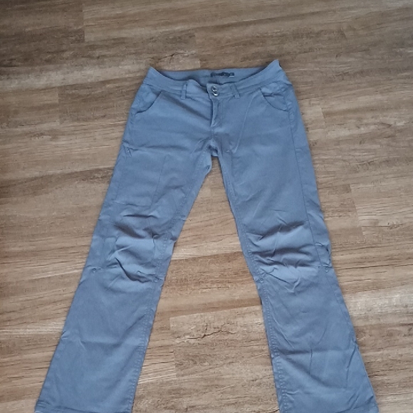 Prana Gray Buttoned Pants - Picture 1 of 16